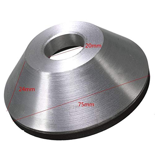 75mm Diamond Grinding Wheel Cup 180-Grit for Metal, Carbide & Tool Sharpening - Perfect for DIY, Metalworking & Professional Grinding Projects