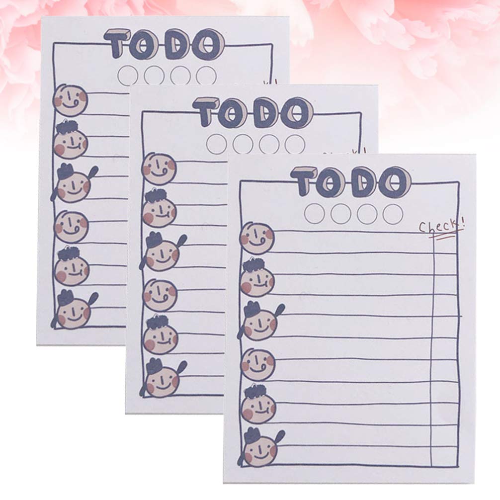 NUOBESTY 3-Pack Mini Pocket Notepads - Work Schedule Planner, Shopping List, Grocery Checklist & Reminder Pad with Blank Pages - Perfect for Office, School, Home Organization & Daily Task Tracking
