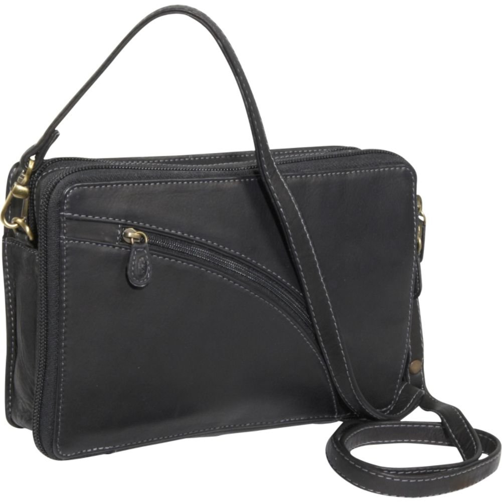 EW Top Zip with Rear Organizer - Brown One Size Crossbody Bag for Women | Perfect for Travel, Work & Everyday Use
