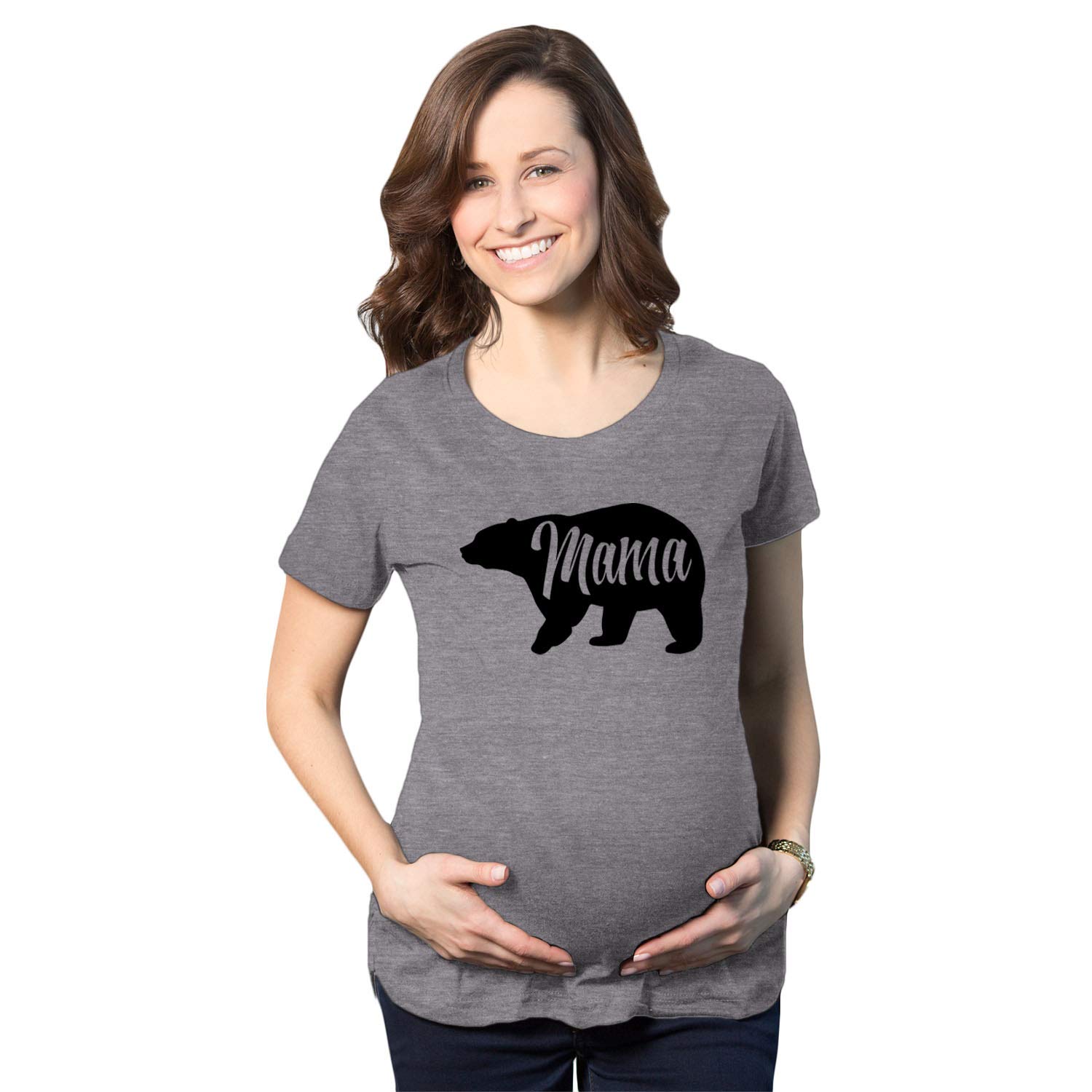 Funny Mama Bear Pregnancy T-Shirt - Cute Maternity Tee for Expecting Moms - Perfect Mother's Day Gift for Pregnant Women - Ideal for Baby Showers, Gender Reveals & Maternity Photos