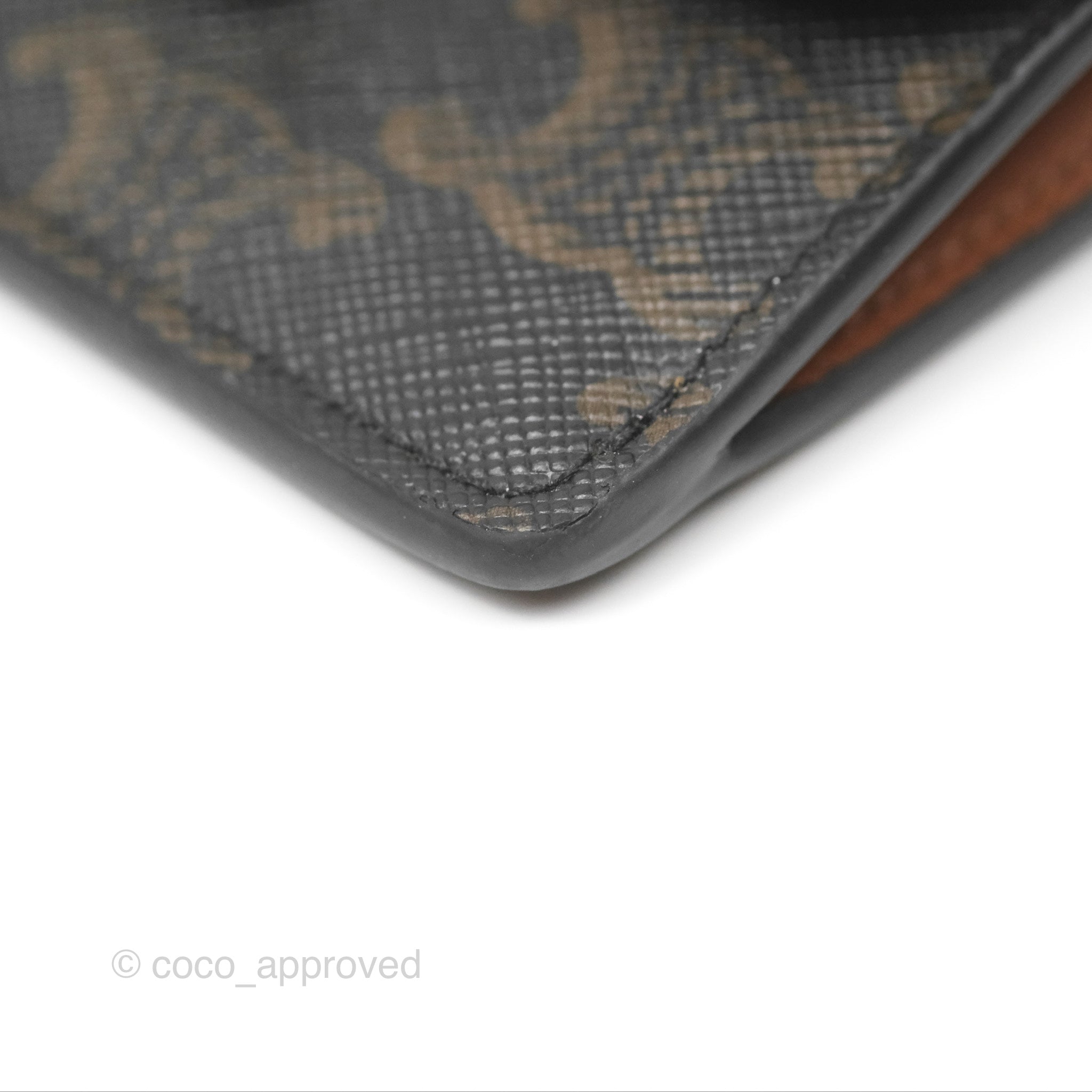 Celine Triomphe Flap Card Holder - Genuine Triomphe Canvas in Tan | Luxury Compact Wallet for Everyday Use & Travel