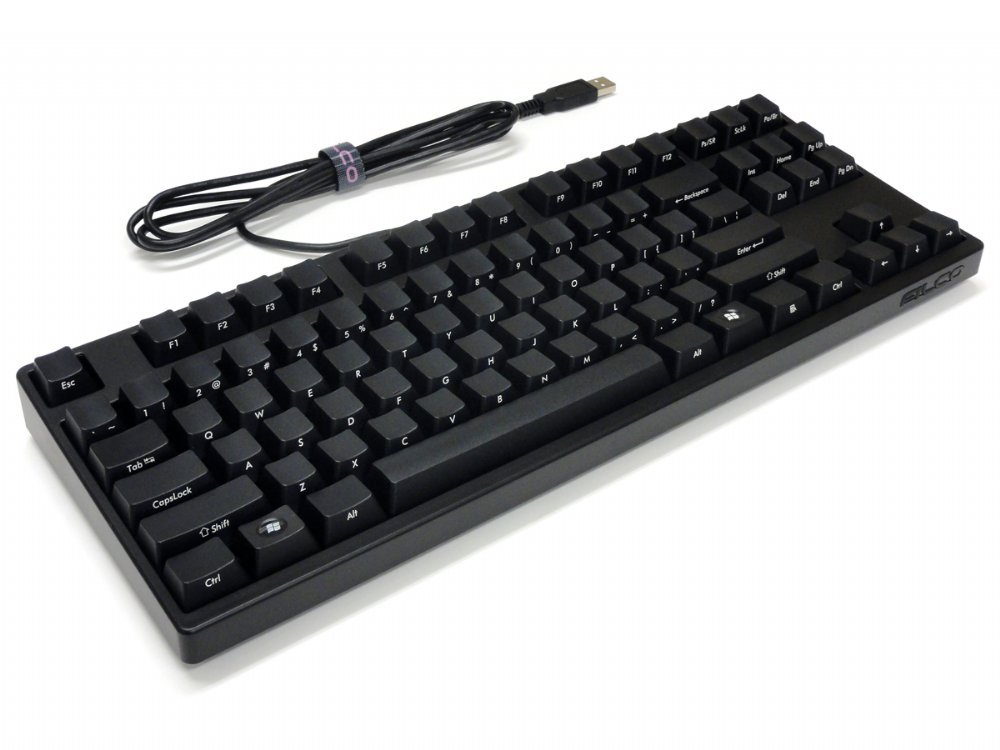 FILCO Majestouch Ninja TKL Mechanical Keyboard - Cherry MX Blue Switches - Compact Tenkeyless Design for Gaming & Office Typing