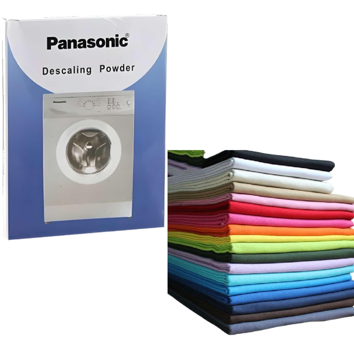 Panasonic & LG Washing Machine Descaler Powder - Compatible with Front Load & Top Load Washers, 100g Pack of 8 | Deep Cleans Drum, Removes Limescale & Odors - Ideal for Monthly Maintenance & Hard Water Areas