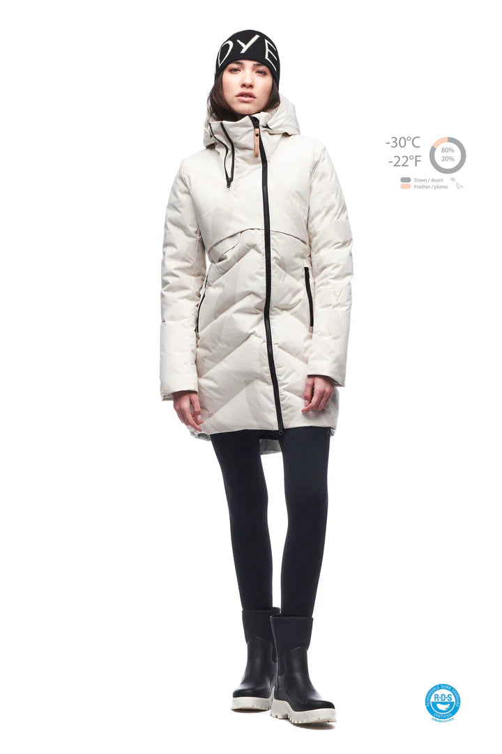 AYABA III Women's Winter Coat - Stylish & Warm Outerwear for Cold Weather | INDJ0011 | Perfect for Work, Travel & Everyday Wear