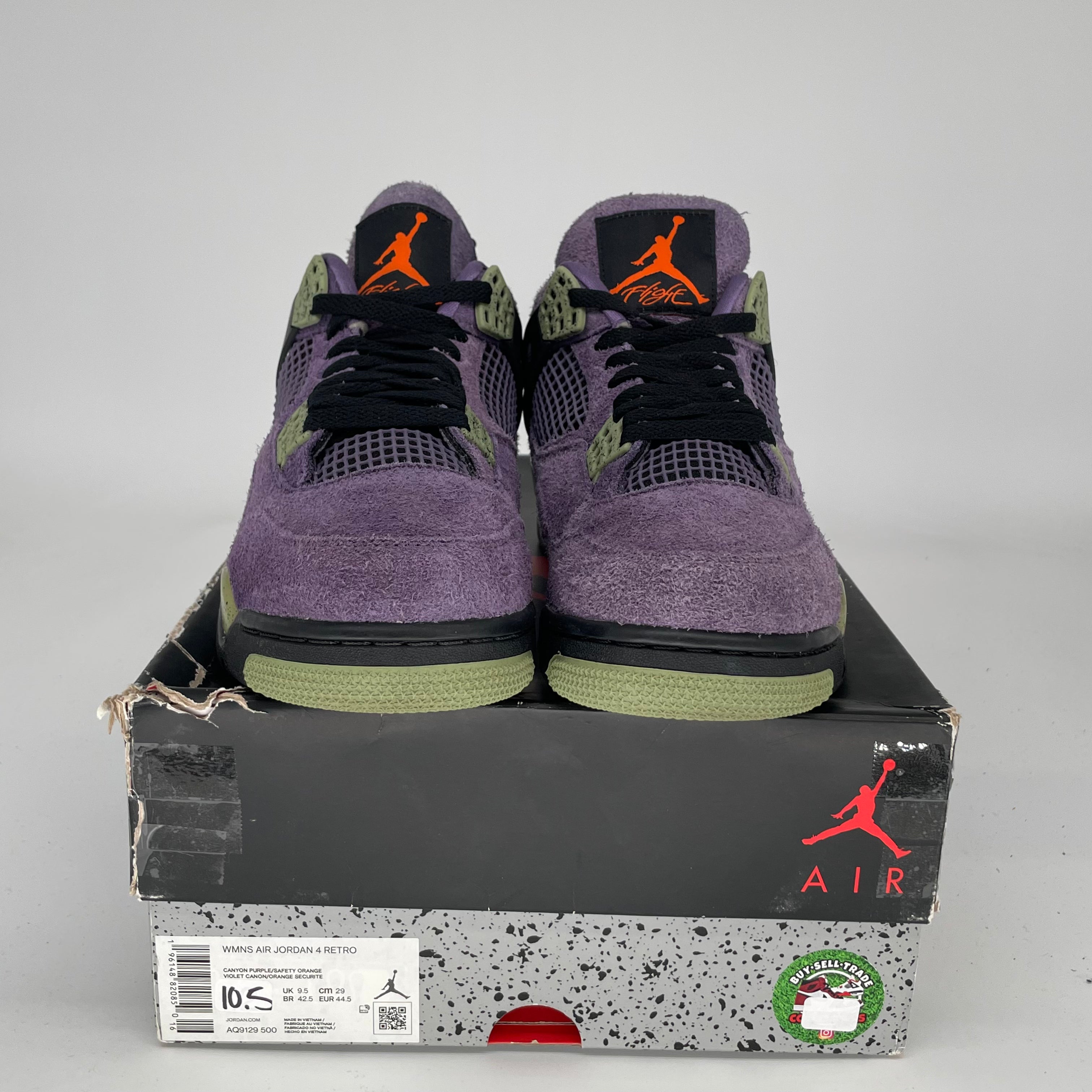 AIR JORDAN 4 CANYON PURPLE Women's Basketball Shoes Size 10.5/12W AQ8129-500 - Perfect for Streetwear, Sneaker Collection & Casual Fashion