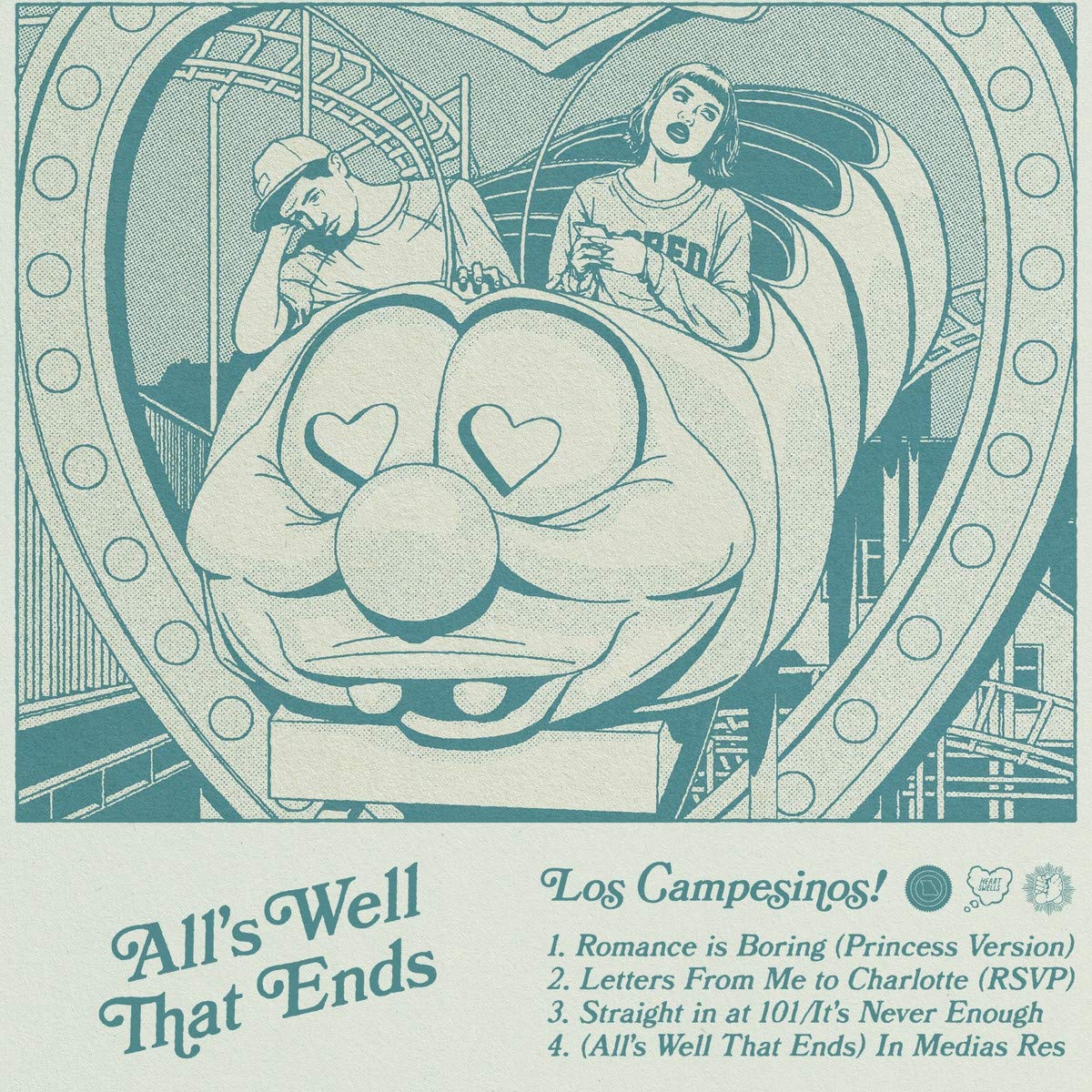 ALL'S WELL THAT ENDS EP - Los Campesinos Vinyl Record | Indie Rock Music Album for Collectors & Music Lovers | Perfect for Home Listening & Gift Giving