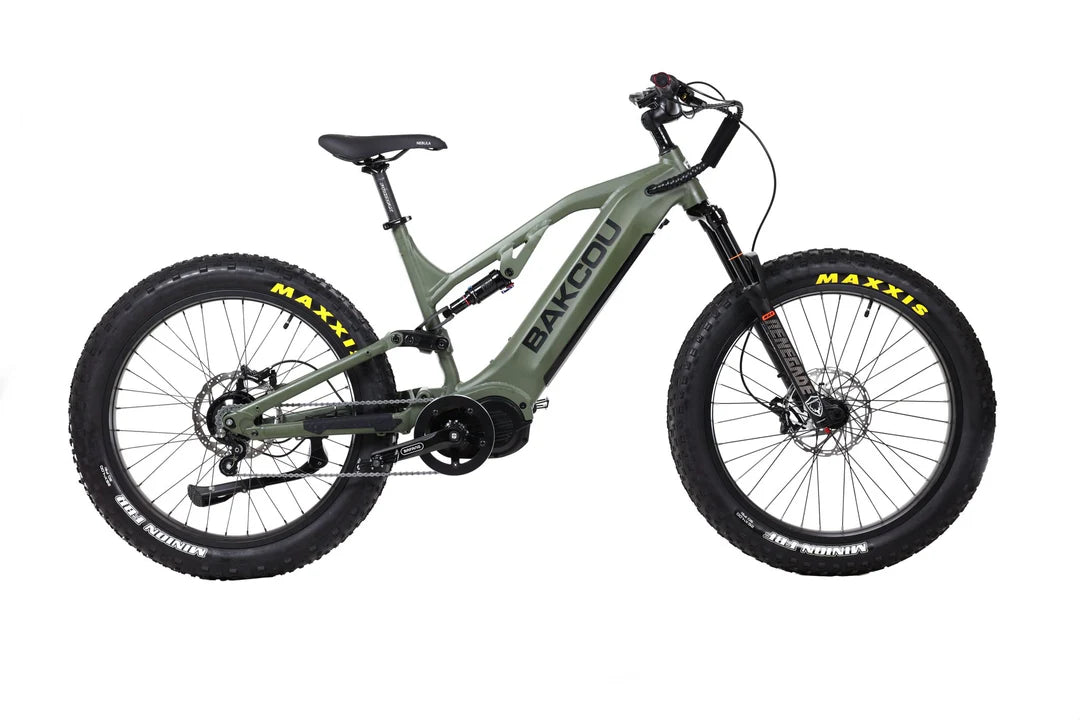 Bakcou Scout Jager Electric Bike - 750W Powerful Motor, 48V 14Ah Battery, 28MPH Top Speed - Perfect for Hunting, Off-Roading & Outdoor Adventures
