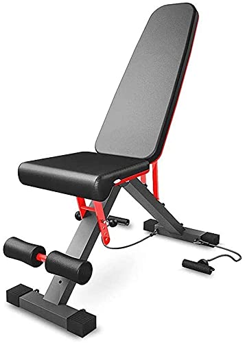 Adjustable Weight Bench for Home Gym - 3-in-1 Flat/Incline/Decline Workout Bench with Foldable Design - Perfect for Strength Training, Sit-Ups & Full-Body Exercises