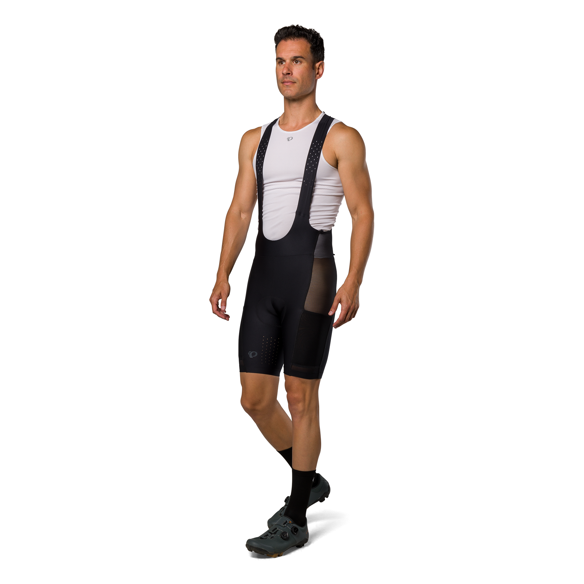 Men's PRO Cycling Bib Shorts with Transfer Liner - High Performance Bike Shorts for Road & Mountain Biking | Comfortable Padded Cycling Gear for Long Distance Rides