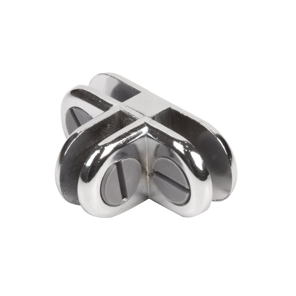 3-Way Glass Cube Connectors for 3/16