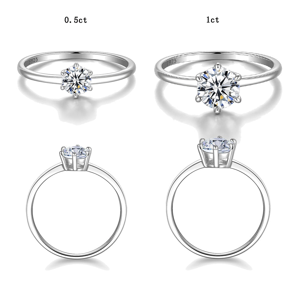 Exquisite Women's Diamond & Moissanite Rings – Elegant Wedding, Engagement & Anniversary Jewelry for Her