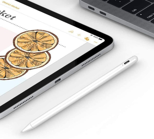 Apple Pencil Stylus for iPad Air 10.9 (4th Gen), iPad Pro 11/12.9, iPad Mini 5, iPad 10.2/7/8 Gen (2018-2021 Models) - 2 Pack with Free Replacement Tips | Palm Rejection & Auto Power Off | Perfect for Drawing, Note-Taking & Digital Art