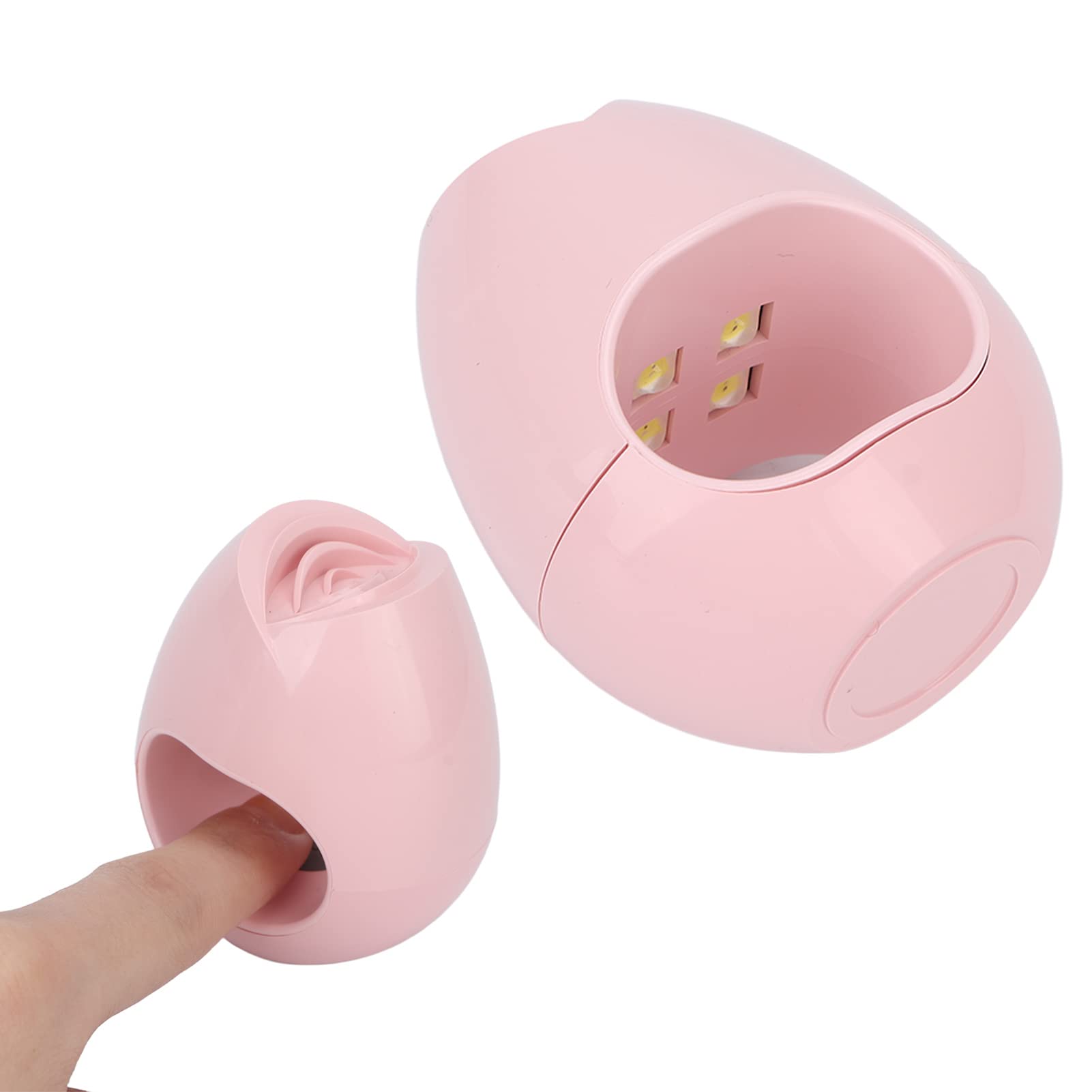 Mini UV LED Nail Lamp for Gel Polish - Fast Drying USB Nail Light with 3 Timer Settings, Portable Nail Dryer for Home & Salon Use - Perfect for Manicures, Pedicures & Nail Art