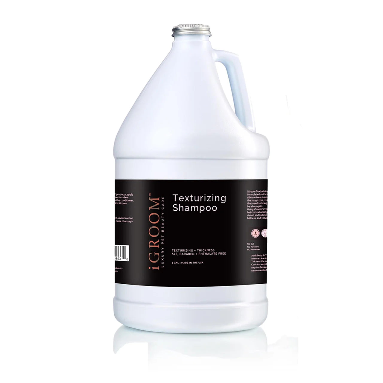 iGROOM Texturizing Shampoo for Volumizing & Thickening Hair - 8oz & 16oz Sizes - Perfect for Fine, Thin Hair & Styling at Home or Salon