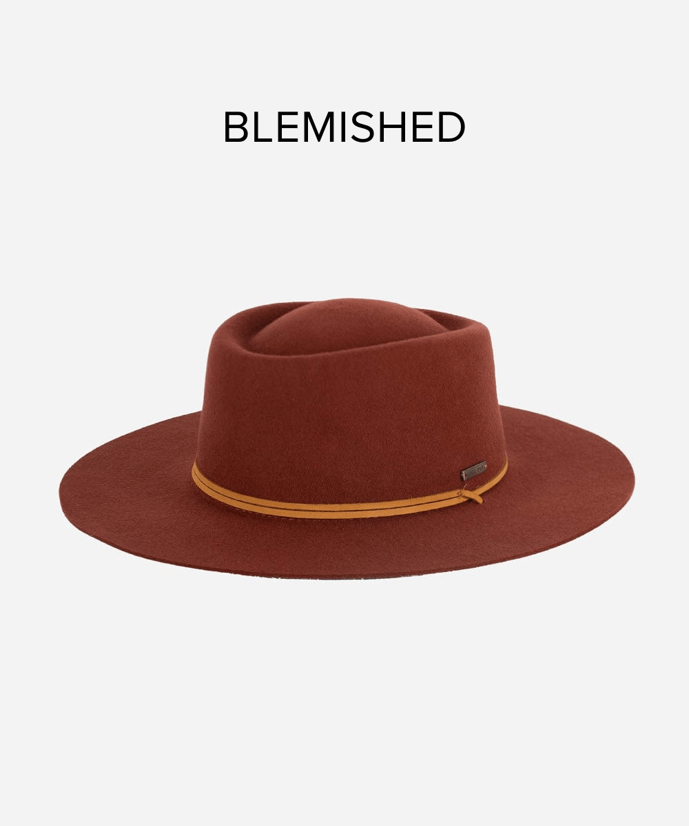 Wren Telescope Crown - Rusty Red BLEMISHED Vintage Style Hat for Outdoor Adventures, Stargazing & Cosplay