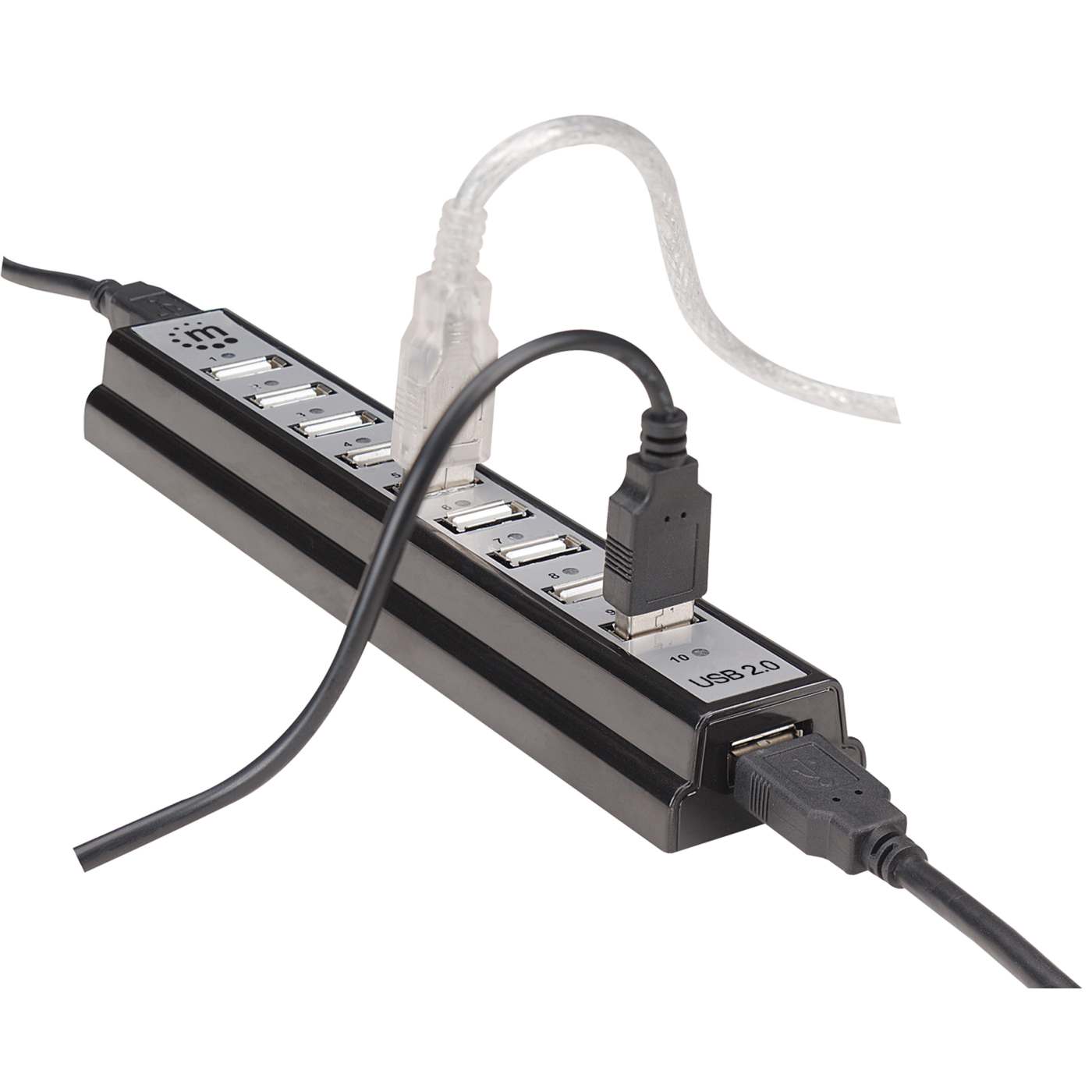 High-Speed USB 3.0 Desktop Hub with 4 Ports - Expand Your Computer Connectivity for Home Office, Gaming & Workstation Setup
