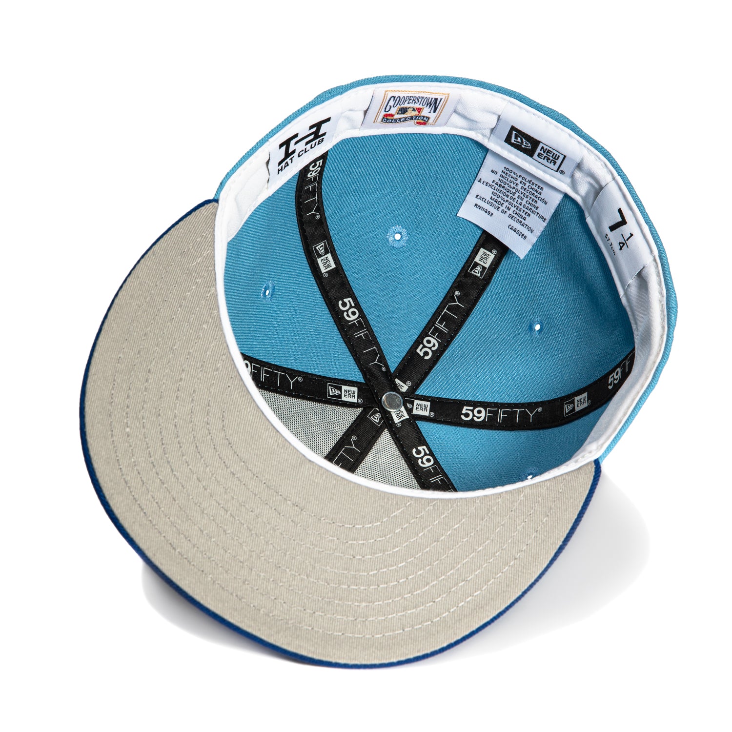 New Era 59Fifty Kansas City Royals 1989 All Star Game Patch Script Hat - Light Blue & Royal Blue Baseball Cap for Men - Perfect for MLB Games, Sports Events & Casual Streetwear