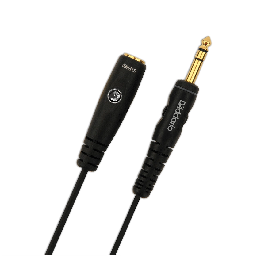 D'Addario 20-Foot Premium Headphone Extension Cable - 3.5mm Male to Female Audio Cable for Home Theater, Gaming & Studio Headphones - High-Quality Stereo Sound Extension Cord