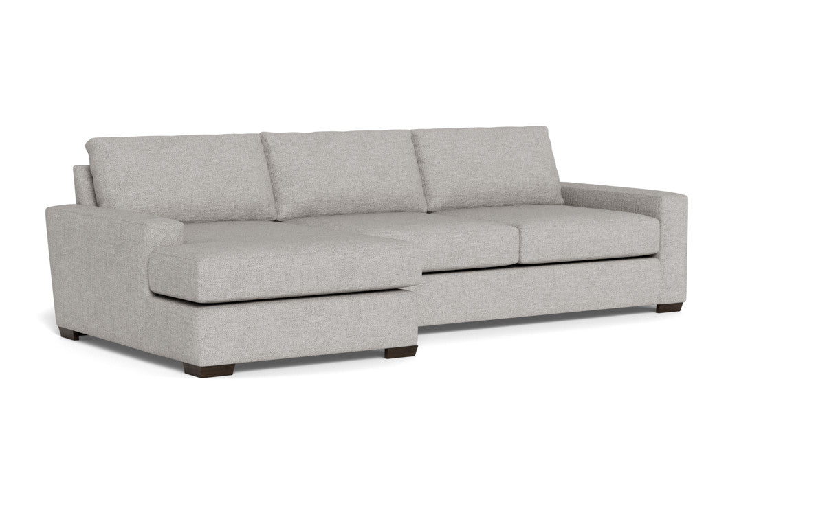 Mas Mesa 123 Deep Left Chaise Sectional Sofa - Modern L-Shaped Couch with Chaise Lounge for Living Room, Family Room & Home Theater Comfort