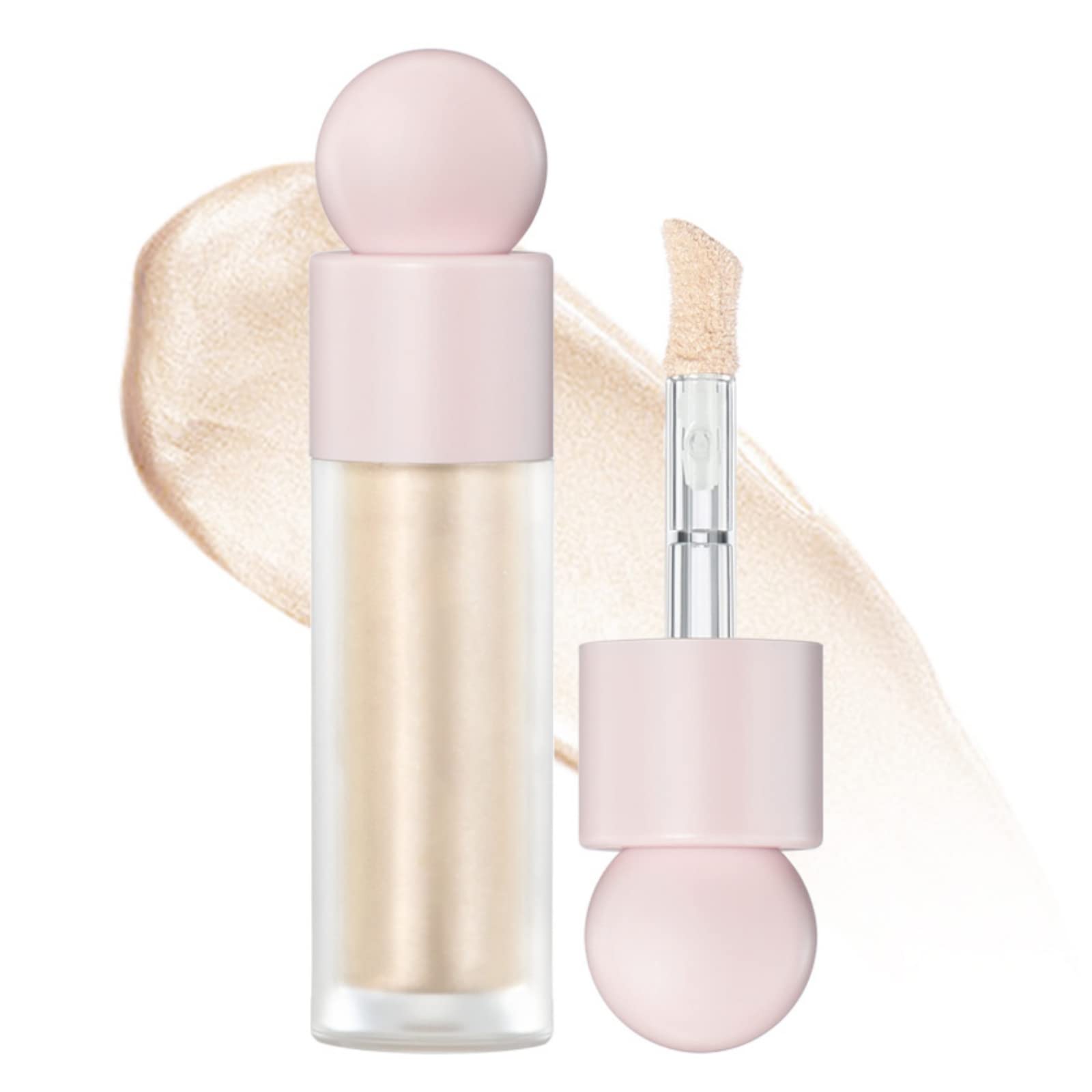 Liquid Highlighter Makeup Stick - Waterproof Face Illuminator & Glitter Highlighter for Long Lasting Glow | Perfect for Contouring, Highlighting & Night Out Makeup