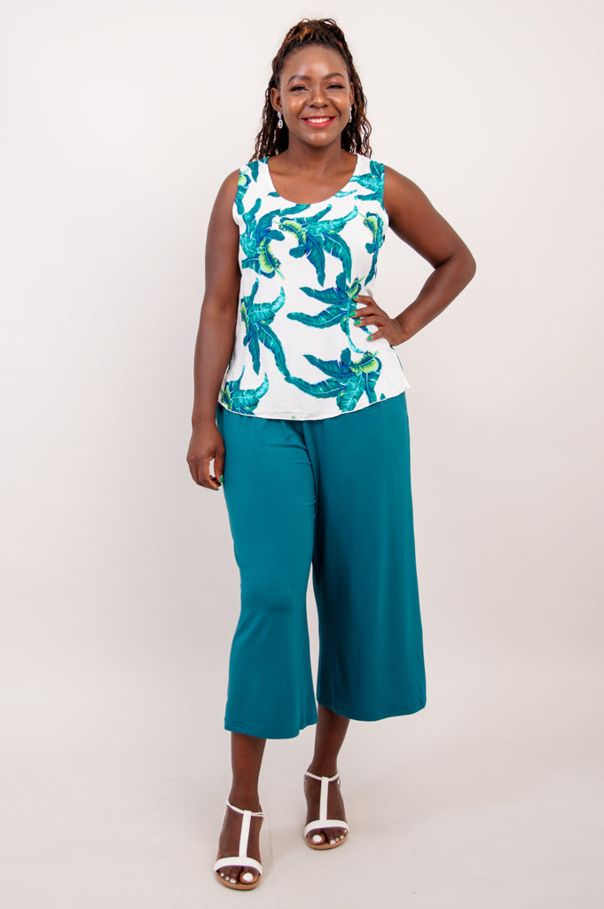 Premium Dee Tank Top for Women - Soft & Comfortable Tea Leaf Green Casual Shirt - Perfect for Yoga, Running, and Everyday Wear