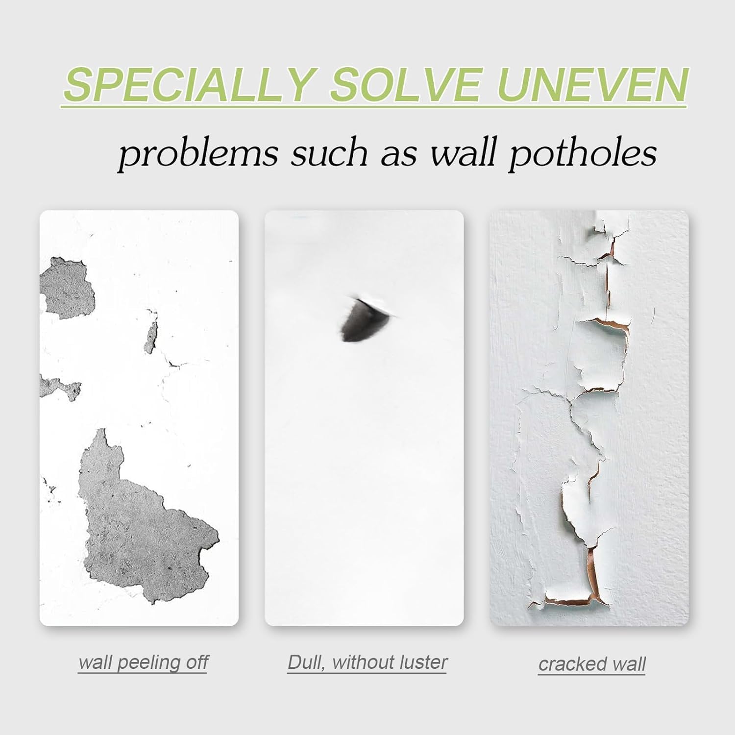 Wall Repair Roller Paint Kit - All-in-One Small Paint Roller Brush with Repair Paste for Walls, Wood & Furniture (White) | Perfect for DIY Home Renovation, Crack Filling & Surface Restoration