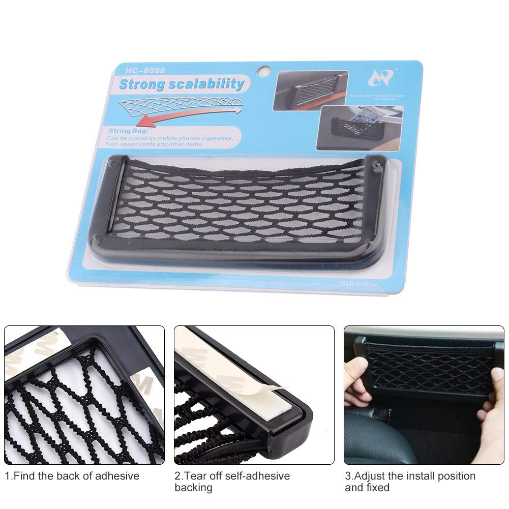 Universal Car Seat Gap Organizer - Phone & Small Items Storage Holder for Vehicles - Perfect for Keys, Wallets, and Accessories in Sedans, SUVs, and Trucks