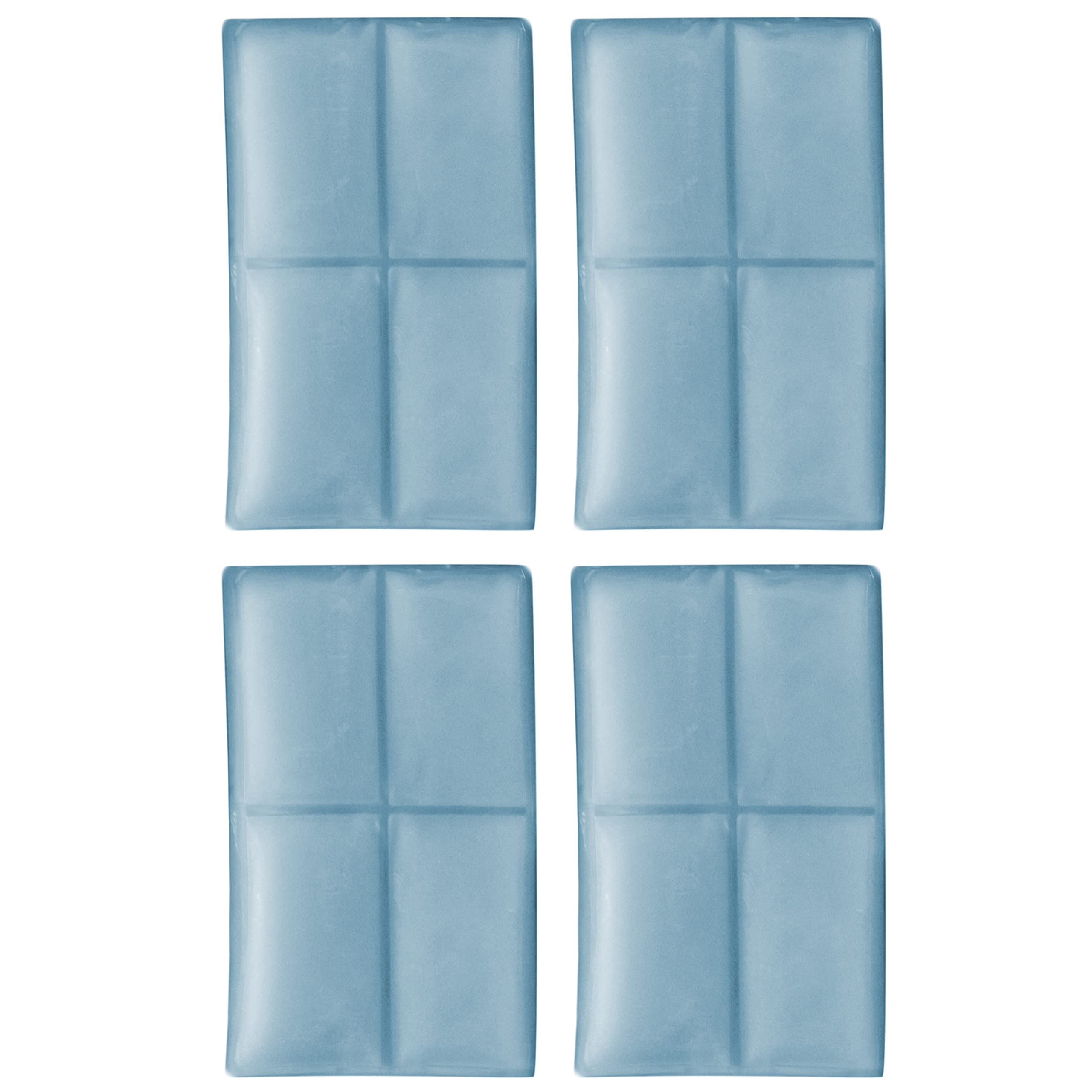 4 Reusable Gel Ice Packs for Injuries & Pain Relief - Flexible Cold Compress for Headaches, Wisdom Teeth, Knee, Shoulder, Back, Neck & Ankle - Perfect for Sports Injuries, Post-Surgery Recovery & Muscle Soreness
