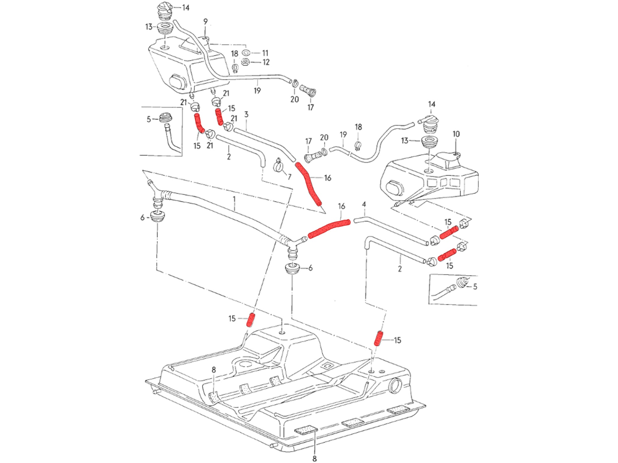 Fuel Tank Reseal Kit - High-Performance Leak Repair Solution for Cars, Trucks & Motorcycles - Ideal for DIY Auto Maintenance & Emergency Roadside Repairs