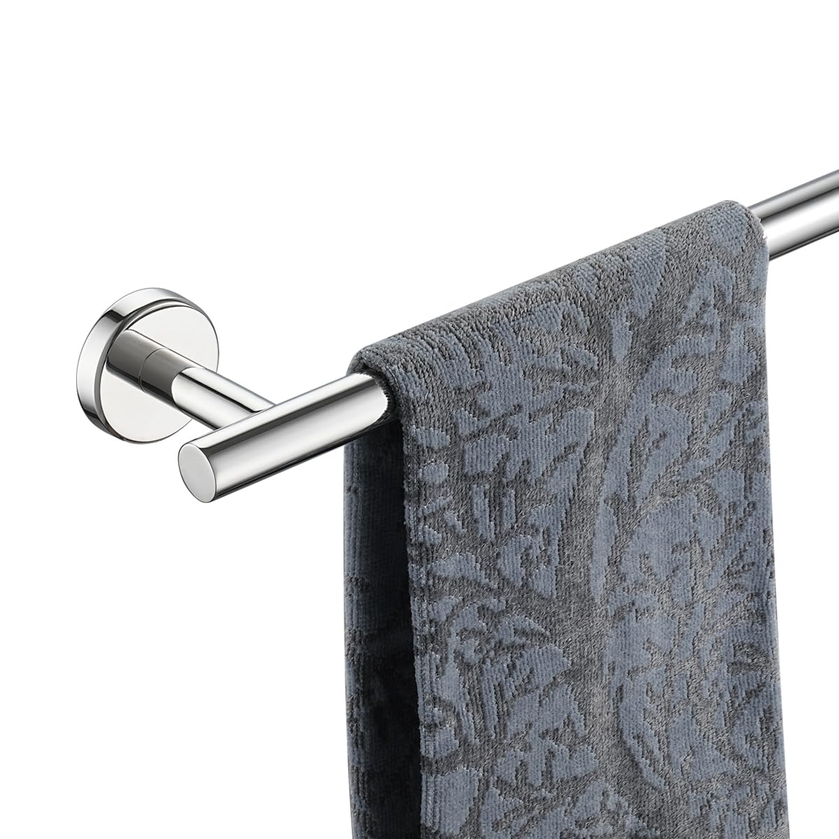 18 Inch Stainless Steel Towel Bar - Chrome Polished Wall Mount Bathroom Towel Rack (20.47
