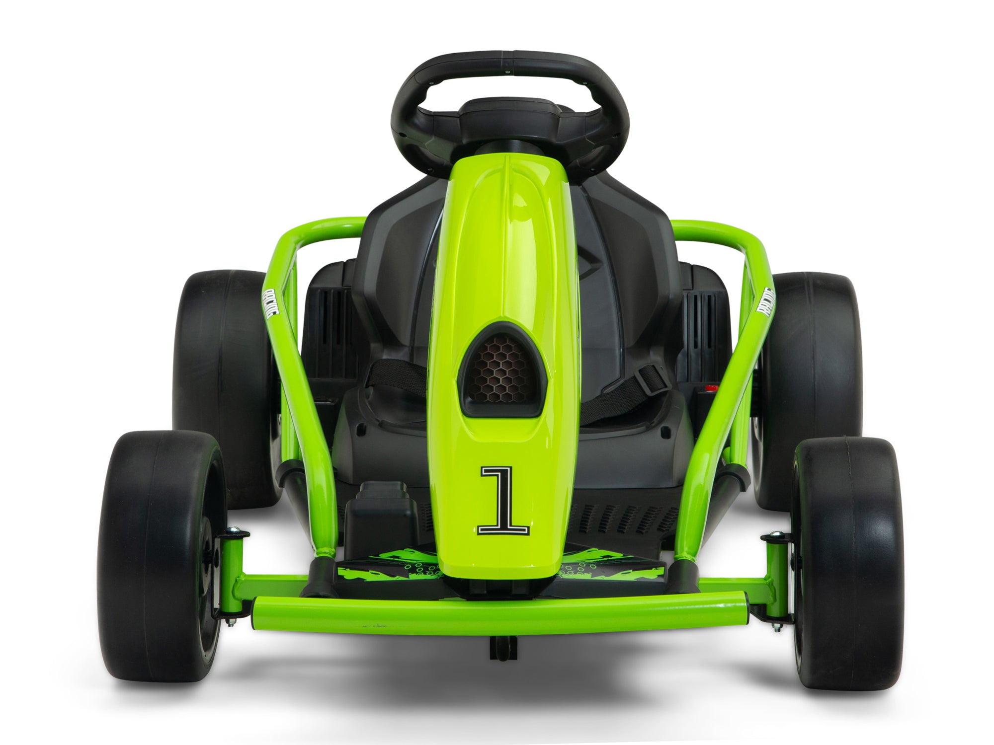 RIDINGTON 24V Kids Electric Go Kart with DRIFT Function - High-Speed Green Ride-On Car for Boys & Girls - Perfect for Backyard Racing, Driveway Fun, and Outdoor Adventures