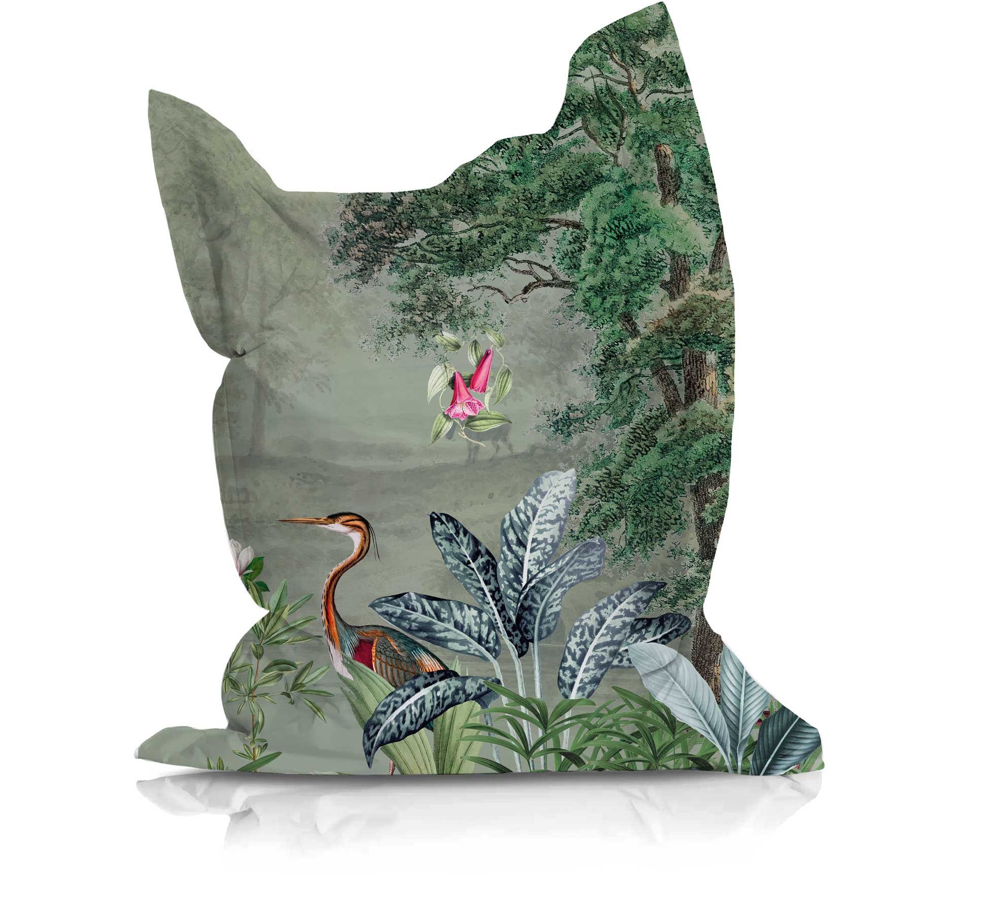 Comfortable Bean Bag Chair for Relaxing - Scenic Landscape Design for Living Room, Bedroom, or Game Room - Perfect for Lounging, Reading, and Gaming
