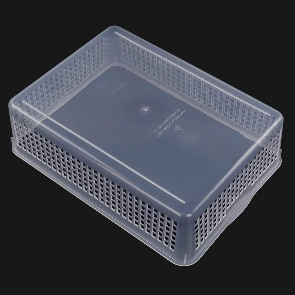 Kekow 6-Pack Clear Plastic File Organizer Trays - Stackable Paper Storage Baskets for Office, Home & School Organization | Perfect for Desk, Drawer & Shelf Storage