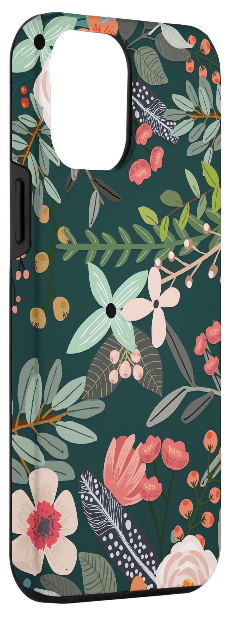 iPhone 12 Pro Max Case - Cute Colorful Garden Floral Design, Slim Protective Cover with Botanical Patterns | Perfect for Everyday Use, Outdoor Activities & Gift Giving