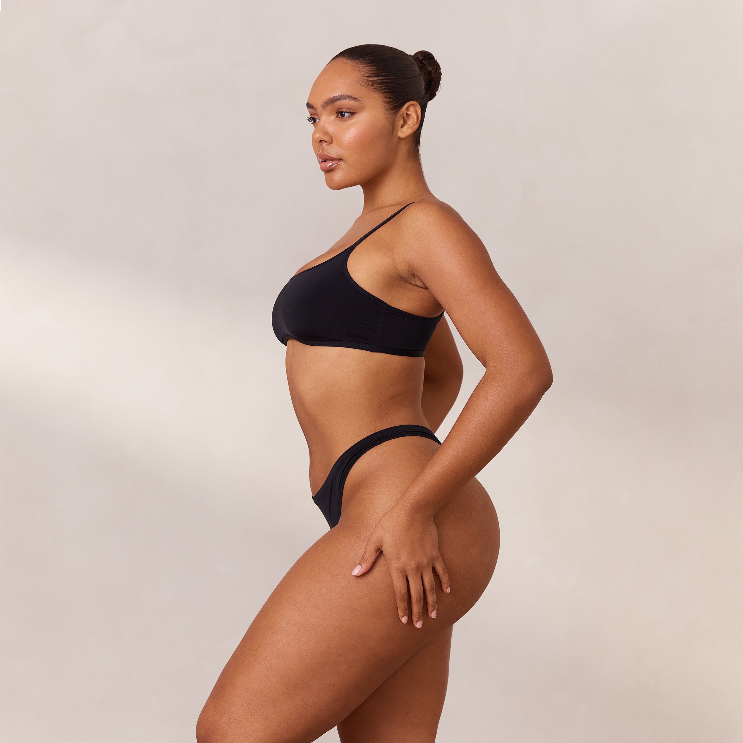Barely There Bralette - Comfortable Wireless Bra in Black | Perfect for Yoga, Lounge & Everyday Wear