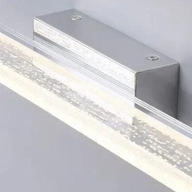 Silver LED Bathroom Mirror Light Strip - Waterproof Vanity Mirror Lighting for Makeup, Shaving & Grooming