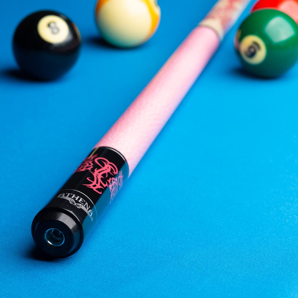 Athena ATH34 Tribal Heart Pool Cue Stick - Professional Billiards Cue for Precision Shots | Perfect for Pool Halls, Game Rooms & Competitive Play