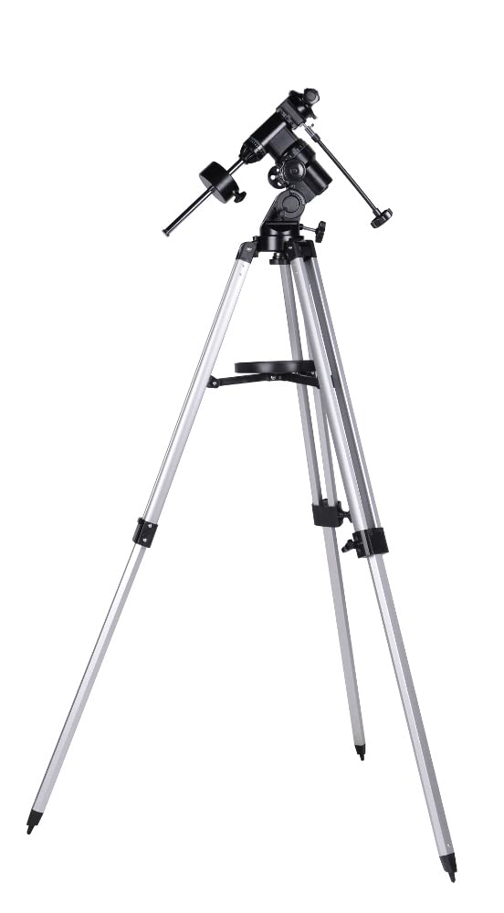 Bresser EQ3 Telescopic Mount with 5kg Load Capacity, Universal GP Level Prism & Adjustable Aluminum Tripod - Astronomy Telescope Accessories for Stargazing and Astrophotography