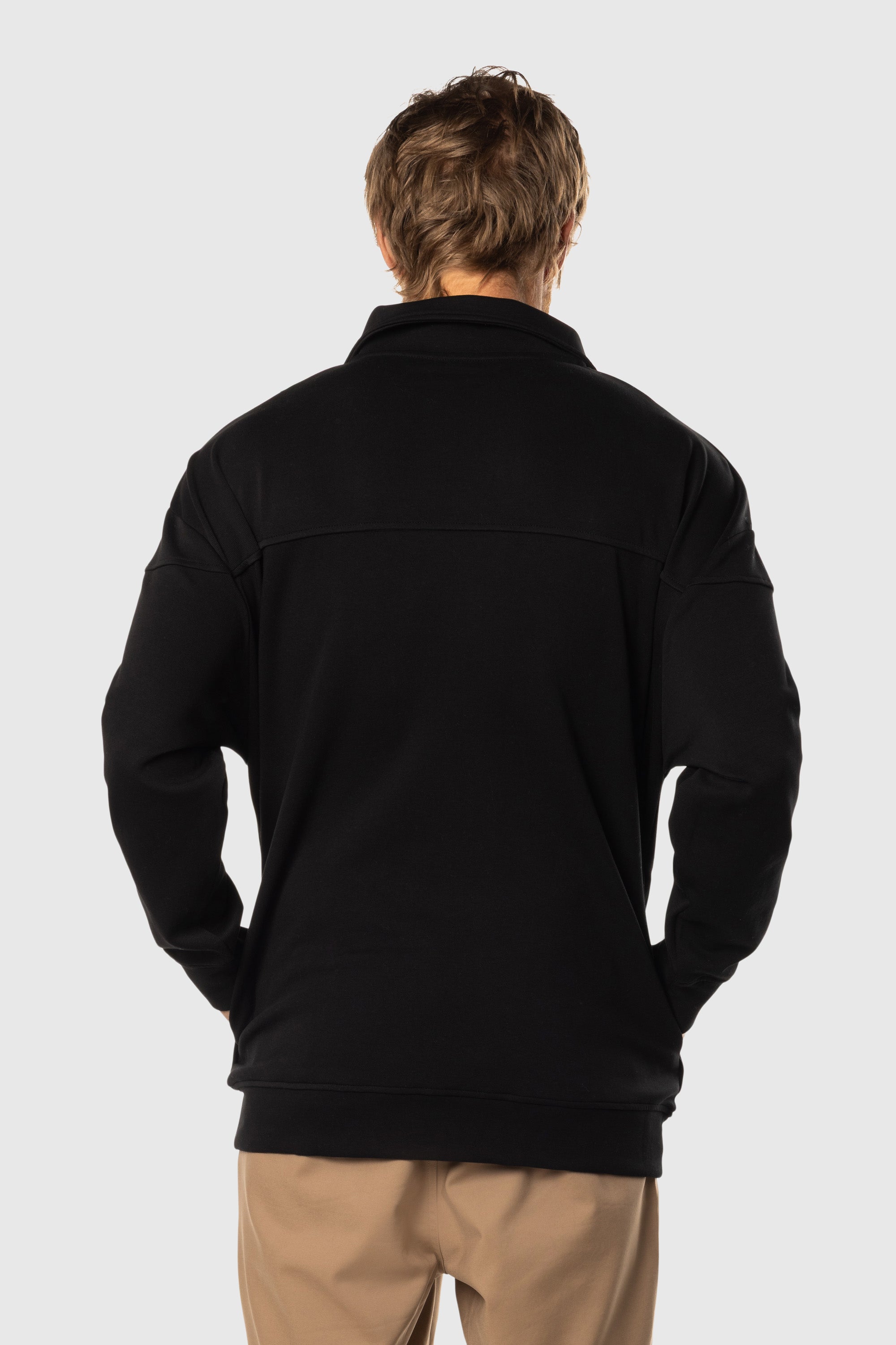 Men's Stretch Fleece 1/4 Zip Pullover - Lightweight Thermal Quarter-Zip Sweatshirt for Hiking, Running & Outdoor Activities