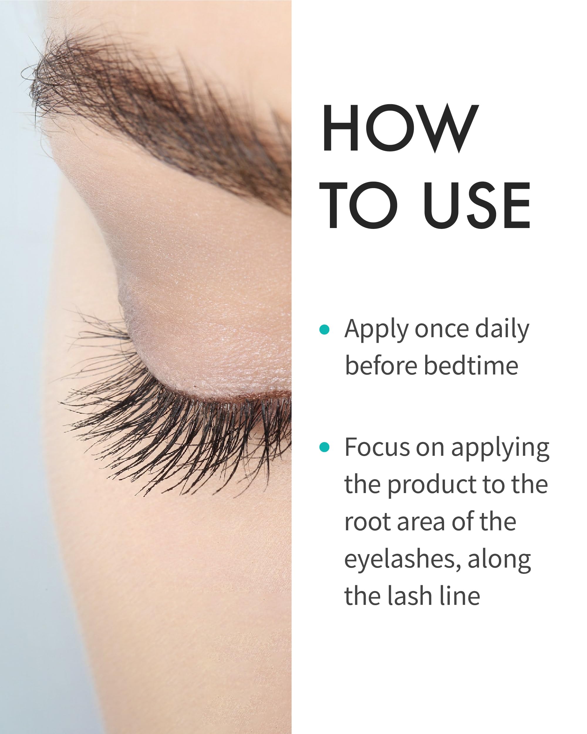 REJURAN Advanced Lash Enhancing Booster (3ml) - Eyelash Growth Serum with Biotin & c-PDRN® for Fuller, Stronger, Healthier Lashes | Natural Lash Treatment for Thicker, Longer Eyelashes | Perfect for Daily Use & Special Occasions