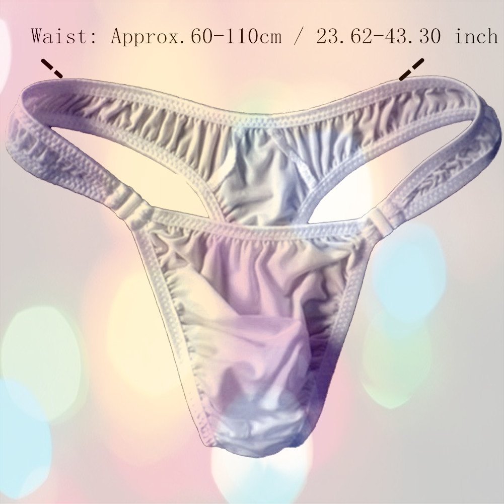 Premium Men's Bikini Boxer Briefs - Soft Milk Silk Underwear with Comfortable G-String Design (XS-M) for Daily Wear, Gym & Intimate Moments
