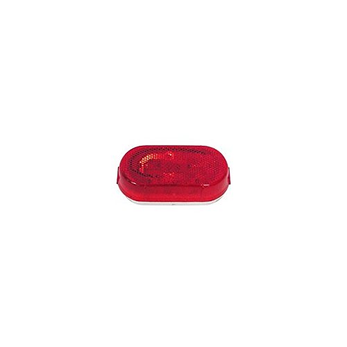 Peterson Oval Red Clearance Light - Heavy Duty LED Marker Light for Trucks, Trailers & RVs - Waterproof & Durable for Outdoor Use
