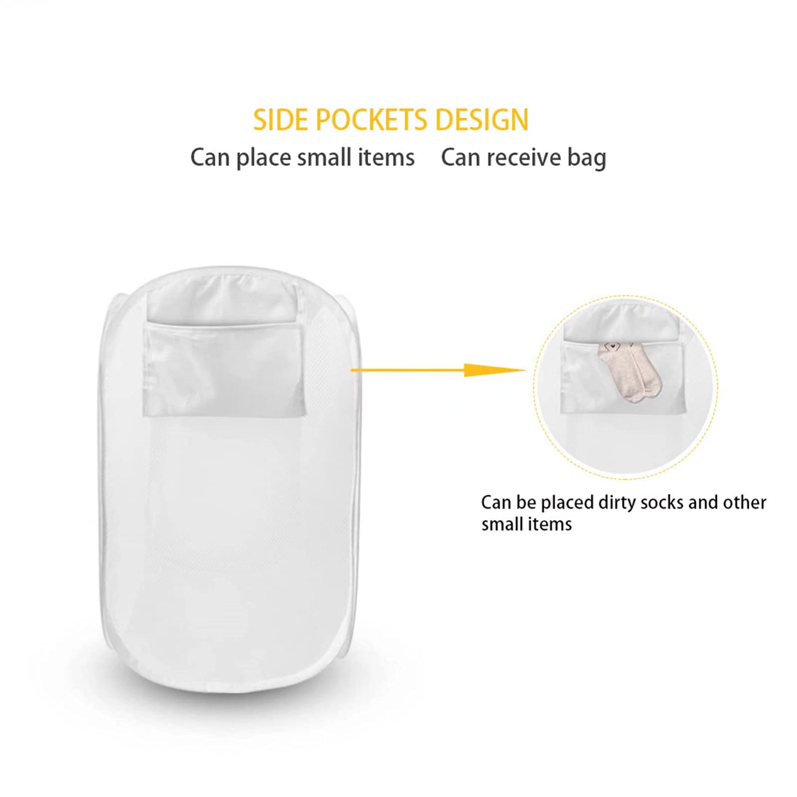Durable Collapsible Cartoon Dinosaur Mesh Pop-Up Laundry Hamper - Kids Room Organizer, Bathroom & Travel Laundry Basket for Boys & Girls | Perfect for Nursery, Dorm & Camping Trips