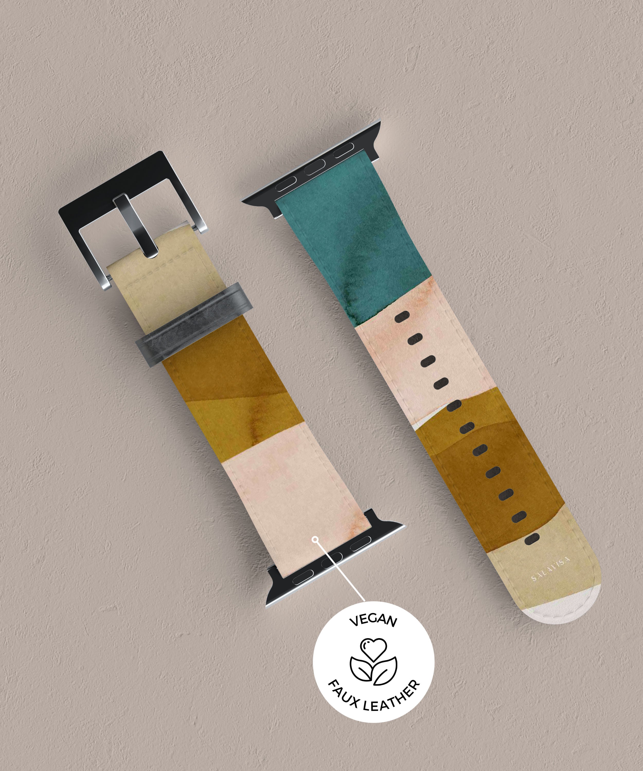Premium Silk Sands Apple Watch Band - Soft, Durable & Stylish Replacement Strap for Apple Watch Series 1-9 - Perfect for Workouts, Office & Everyday Wear