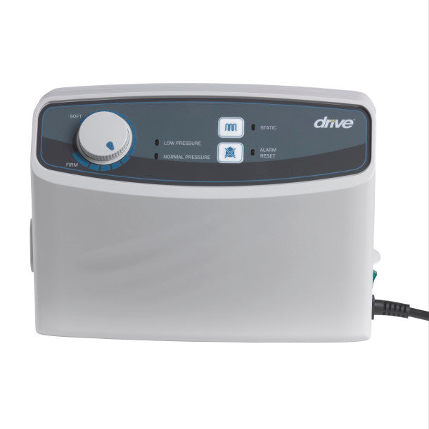 DRIVE Med Aire 8 Alternating Pressure & Low Air Loss Mattress System for Hospital Beds - Pressure Relief for Bedridden Patients, Elderly Care & Post-Surgery Recovery