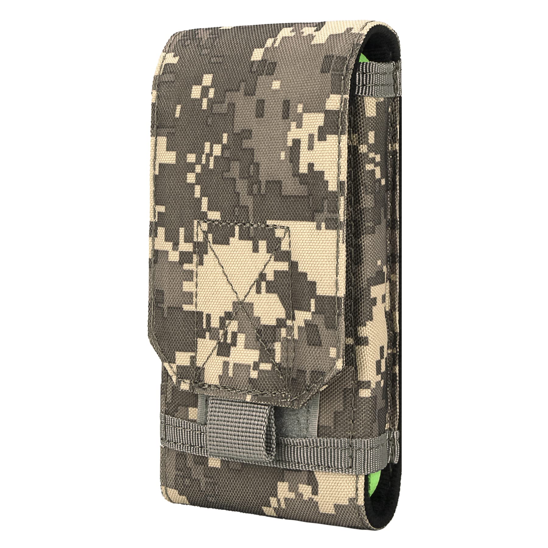 IronSeals Tactical Molle Phone Holster Pouch - Universal Belt Waist Bag for iPhone 16 Pro Max/16 Pro/15 Pro Max/14 Pro Max/13 Pro Max/12 Pro Max/11 Pro Max & Samsung S24/S23/S22/S21/S20 Plus (Size L) - Perfect for Outdoor Activities, Hiking, Camping & Military Use