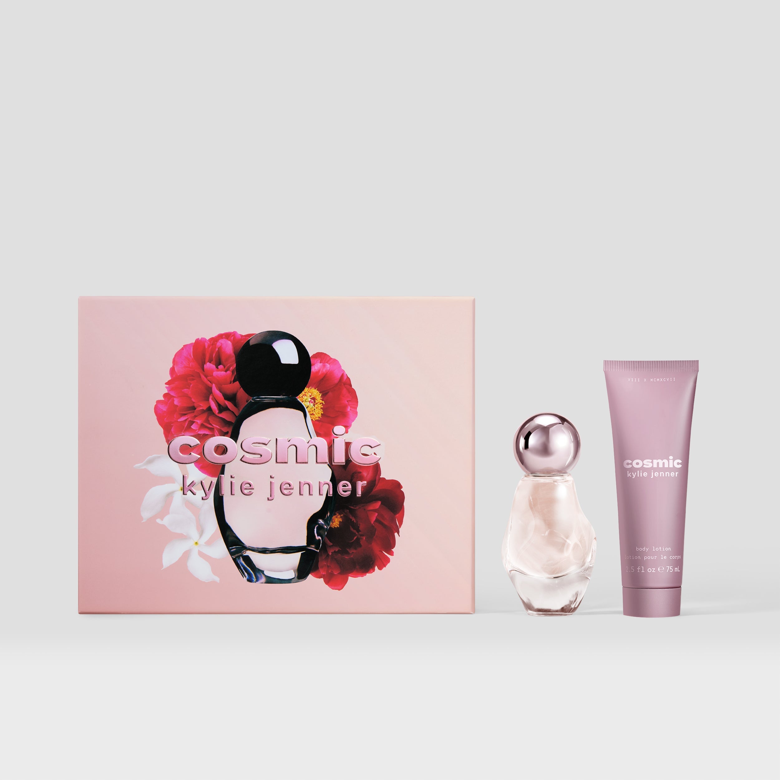 Kylie Jenner Cosmic Perfume & Body Lotion Gift Set 50ml - Luxurious Fragrance Duo for Women, Perfect for Birthday Gifts & Romantic Occasions