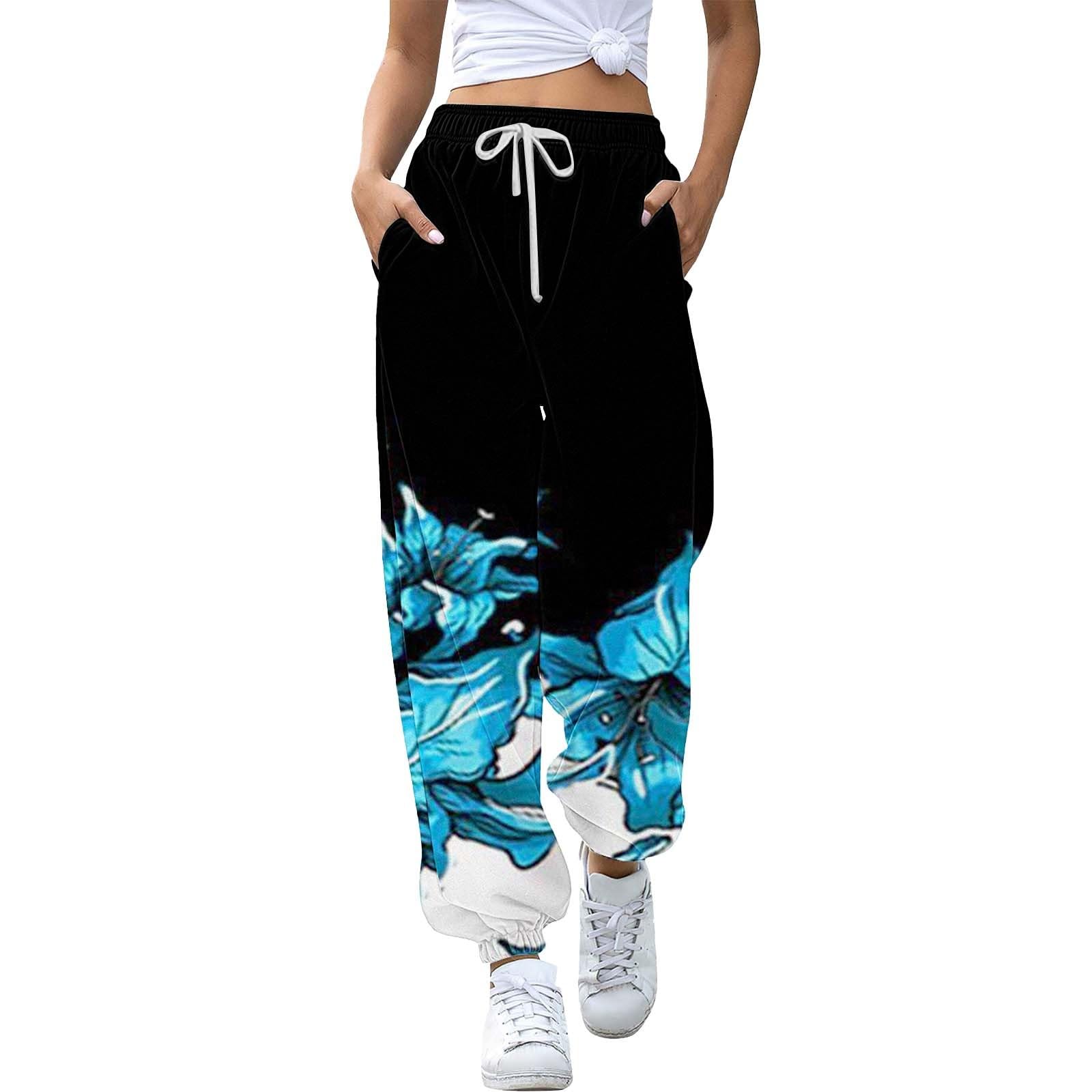 Women's High Waisted Straight Leg Sweatpants - Yoga Workout Pants with Pockets, Casual Joggers for Lounge, Running & Everyday Wear