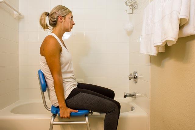 Refurbished HydroGlyde Premium Sliding Bath Transfer Bench for Elderly & Disabled - Safe Shower Seat with Non-Slip Surface for Bathroom Safety & Mobility Assistance (Ideal for Seniors, Post-Surgery Recovery & Physical Therapy)