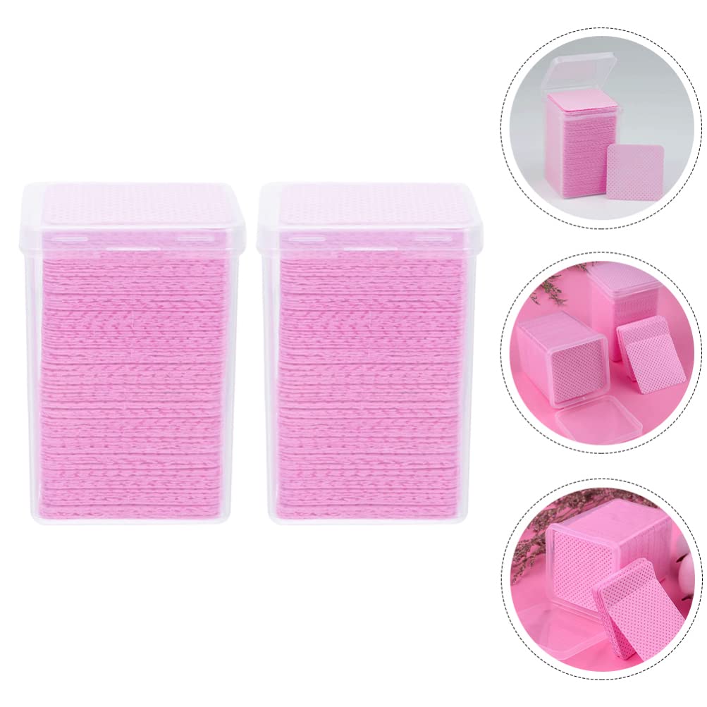 Ubersweet® 400pcs Eyelash Extension Glue Wipes - Professional Lash Adhesive Remover & Cleansing Wipes for Salon & Home Use | Gentle Glue Residue Remover for Eyelash Extensions & False Lashes | Perfect for Lash Technicians & DIY Beauty Care